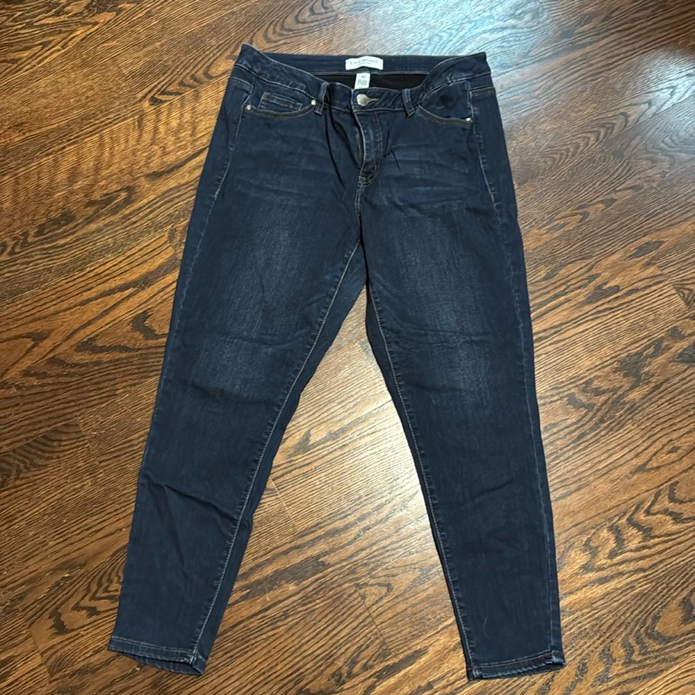 Lane Bryant Dark Blue Skinny Jeans